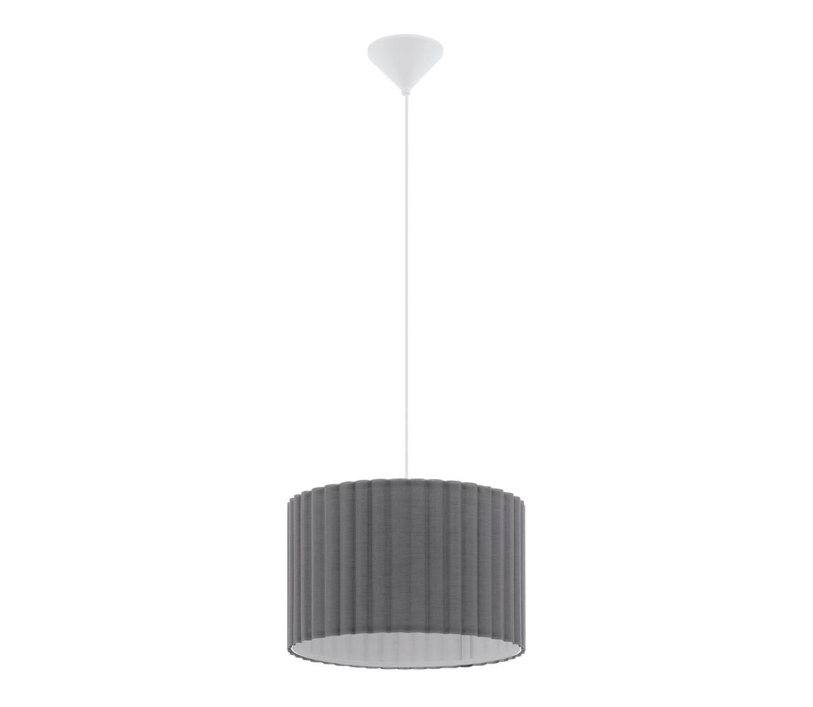Eglo 55702 - Závesné svietidlo na lanku 1xE27/40W/230V sivé 55702