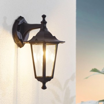 Eglo 55763 - LED vonkajšie nástenné svietidlo 1xE27/4W/230V IP44 čierne