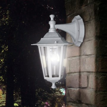Eglo 55764 - LED vonkajšie nástenné svietidlo 1xE27/4W/230V IP44 biela