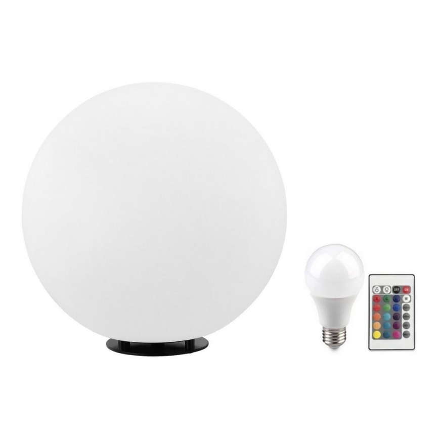 Eglo 55786 - LED RGBW Vonkajšia lampa MONTEROLO-C 1xE27/9W/230V 2700-6500K IP65 pr. 30 cm + diaľkové ovládanie