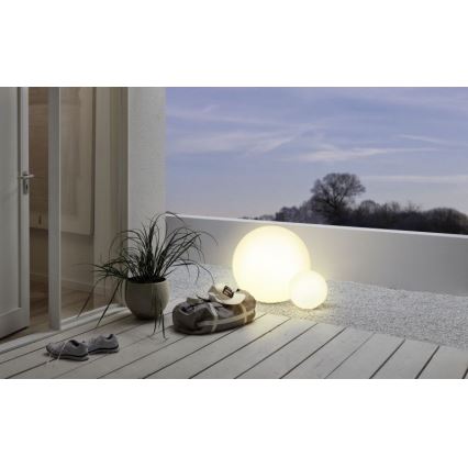 Eglo 55786 - LED RGBW Vonkajšia lampa MONTEROLO-C 1xE27/9W/230V 2700-6500K IP65 pr. 30 cm + diaľkové ovládanie