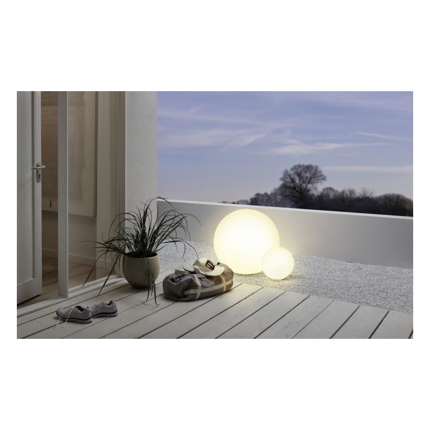 Eglo 55786 - LED RGBW Vonkajšia lampa MONTEROLO-C 1xE27/9W/230V 2700-6500K IP65 pr. 30 cm + diaľkové ovládanie