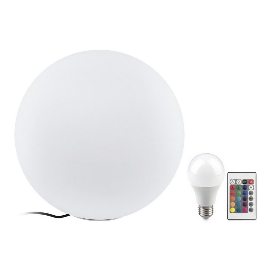 Eglo 55788 - LED RGBW Vonkajšia lampa MONTEROLO-C 1xE27/9W/230V 2700-6500K IP65 pr. 50 cm + diaľkové ovládanie
