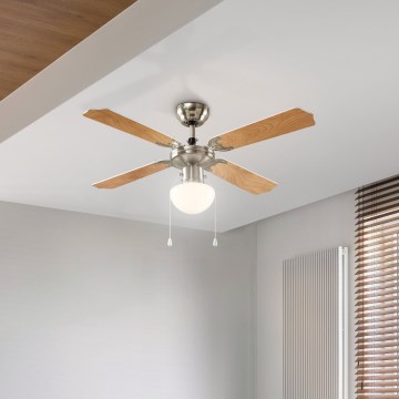 Eglo 56035 - LED Stropný ventilátor 1xE27/4,9W/230V 3000K pr. 106,6 cm