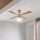 Eglo 56035 - LED Stropný ventilátor 1xE27/4,9W/230V 3000K pr. 106,6 cm