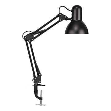Eglo 56043 - LED Stolná lampa s klipom 1xE14/4,9W/230V čierna