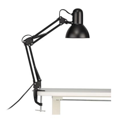 Eglo 56043 - LED Stolná lampa s klipom 1xE14/4,9W/230V čierna