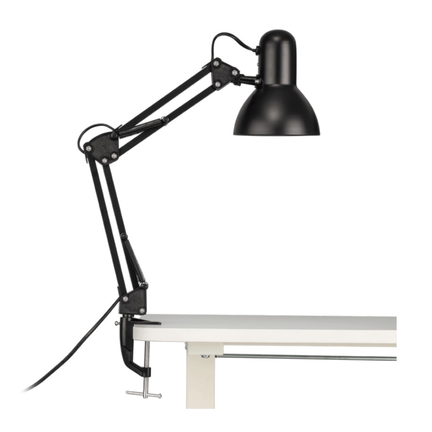 Eglo 56043 - LED Stolná lampa s klipom 1xE14/4,9W/230V čierna