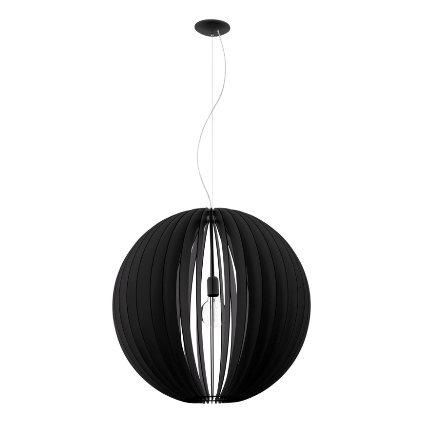 Eglo 63254 - Luster na lanku COSSANO PRO 1xE27/60W/230V pr. 70 cm čierna