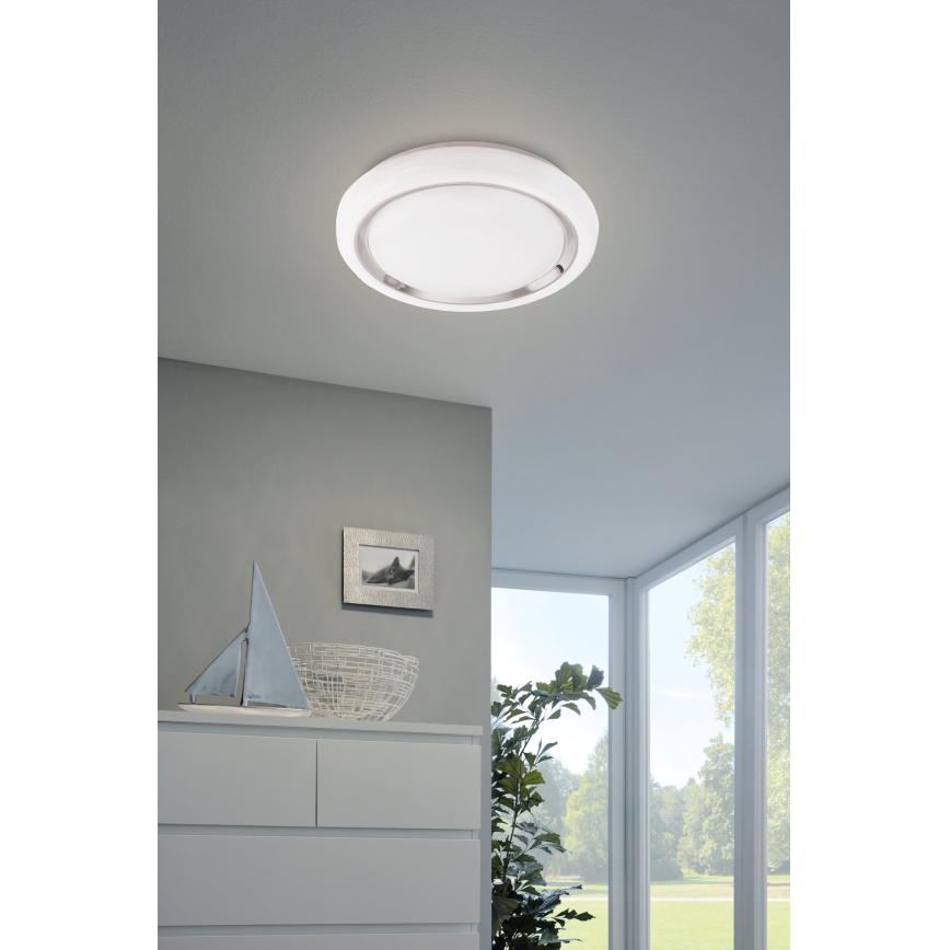 Eglo 64529 - LED RGBW Stmievateľné stropné svietidlo CAPASSO-C LED/17W/230V biela