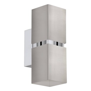 Eglo 64797 - LED Nástenné svietidlo PASSA PRO 2xGU10/3,3W/230V 3000K matný chróm