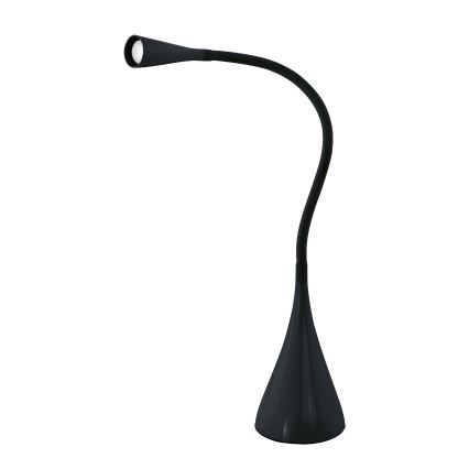 Eglo 64975 - LED Stmievateľná flexibilná stolná lampa SNAPORA PRO LED/3,5W/230V 3000K čierna