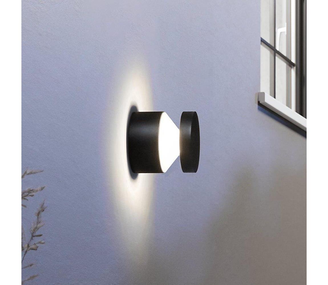 Eglo 65038 - LED vonkajšie nástenné svietidlo MELZO PRO LED/11W/230V IP44 čierna 65038