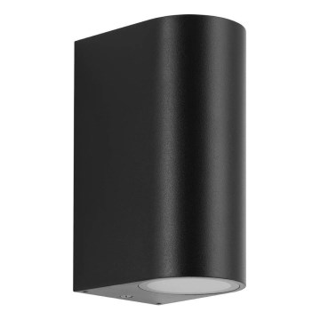 Eglo 74068 - Vonkajšie nástenné svietidlo SCOGLIERA-E 2xGU10/5W/230V IP44 čierne