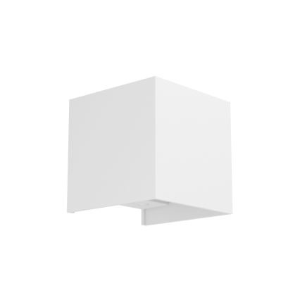 Eglo - LED stmievateľné vonkajšie nabíjateľné nástenné svietidlo s pohybovým a súmrakovým senzorom LED/2,2W/5V IP44 biela