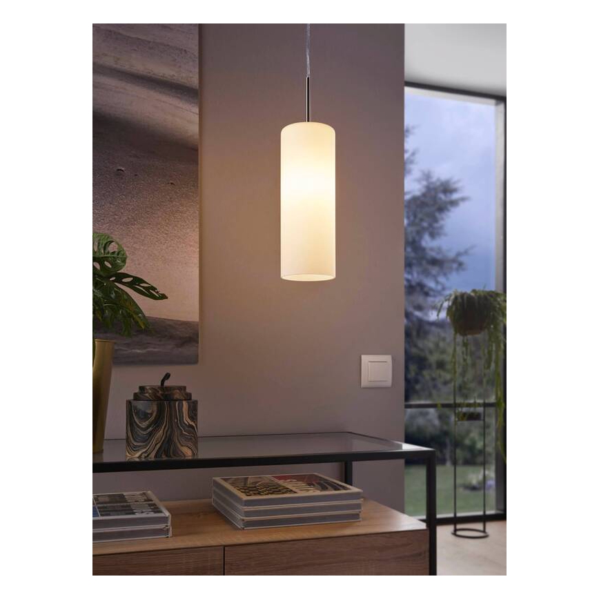 Eglo 75251 - LED RGB Stmievateľný luster na lanku ELLUNO-C E27/7,5W/230V + diaľkové ovládanie