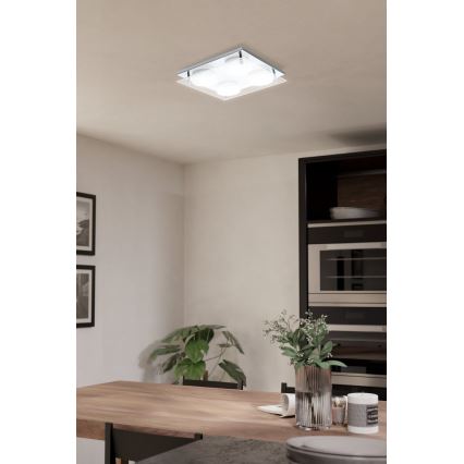 Eglo 75329 - LED stropné svietidlo ABIOLA 4xLED/6W/230V lesklý chróm