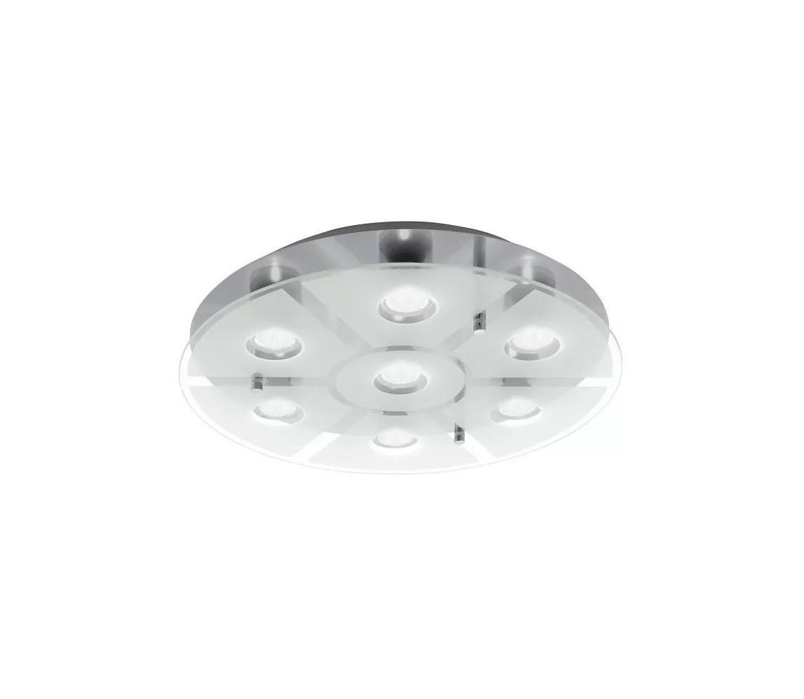 Eglo 75343 -LED stmievateľné stropné svietidlo CABO-SD 7xGU10/5W/230V pr.46 cm matný chróm 75343