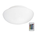 Eglo 75352 - LED RGB Stmievateľné stropné svietidlo ELLA-C 2xE27/7,5W/230V + diaľkové ovládanie