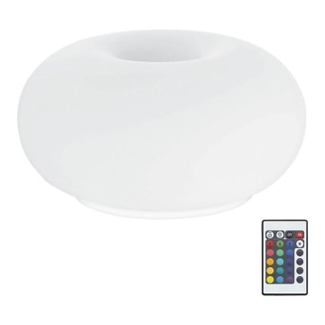 Eglo 75355 - LED RGB Stmievateľná stolná lampa OPTICA-C 2xE27/7,5W/230V pr. 28 cm + diaľkové ovládanie