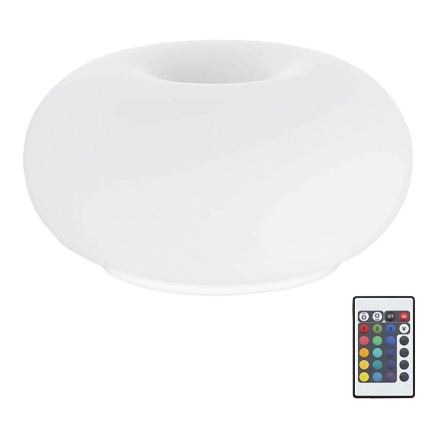 Eglo 75355 - LED RGB Stmievateľná stolná lampa OPTICA-C 2xE27/7,5W/230V pr. 28 cm + diaľkové ovládanie