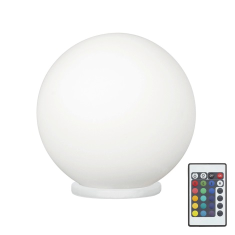 Eglo 75362 - LED RGBW Stmievateľná stolná lampa RONDO-C 1xE27/6W/230V + diaľkové ovládanie