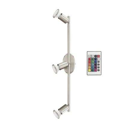 Eglo 75385 - LED RGB Bodové svietidlo BUZZ-C 3xGU10/4W/230V