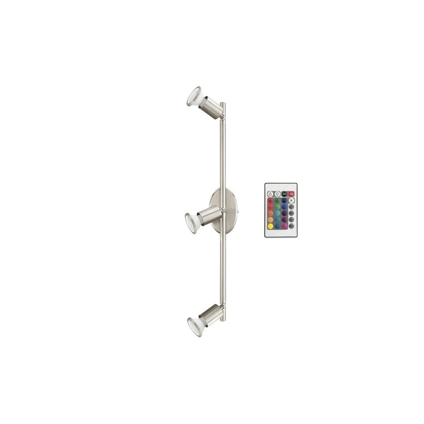 Eglo 75385 - LED RGB Bodové svietidlo BUZZ-C 3xGU10/4W/230V