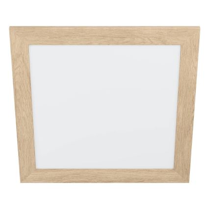 Eglo 75643 - LED Stropné svietidlo CALEMAR LED/19W/230V 4000K 43,7x 43,7 cm hnedá
