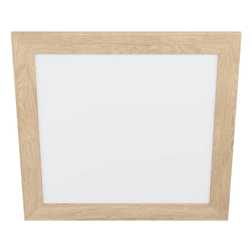 Eglo 75643 - LED Stropné svietidlo CALEMAR LED/19W/230V 4000K 43,7x 43,7 cm hnedá