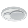 Eglo 75664 - LED Stropné svietidlo LEPRESO LED/19,5W/230V pr. 38,5 cm matný chróm