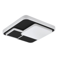 Eglo 75667 - LED Stropné svietidlo LEPRESO LED/19,5W/230V 38,5x38,5 cm čierna