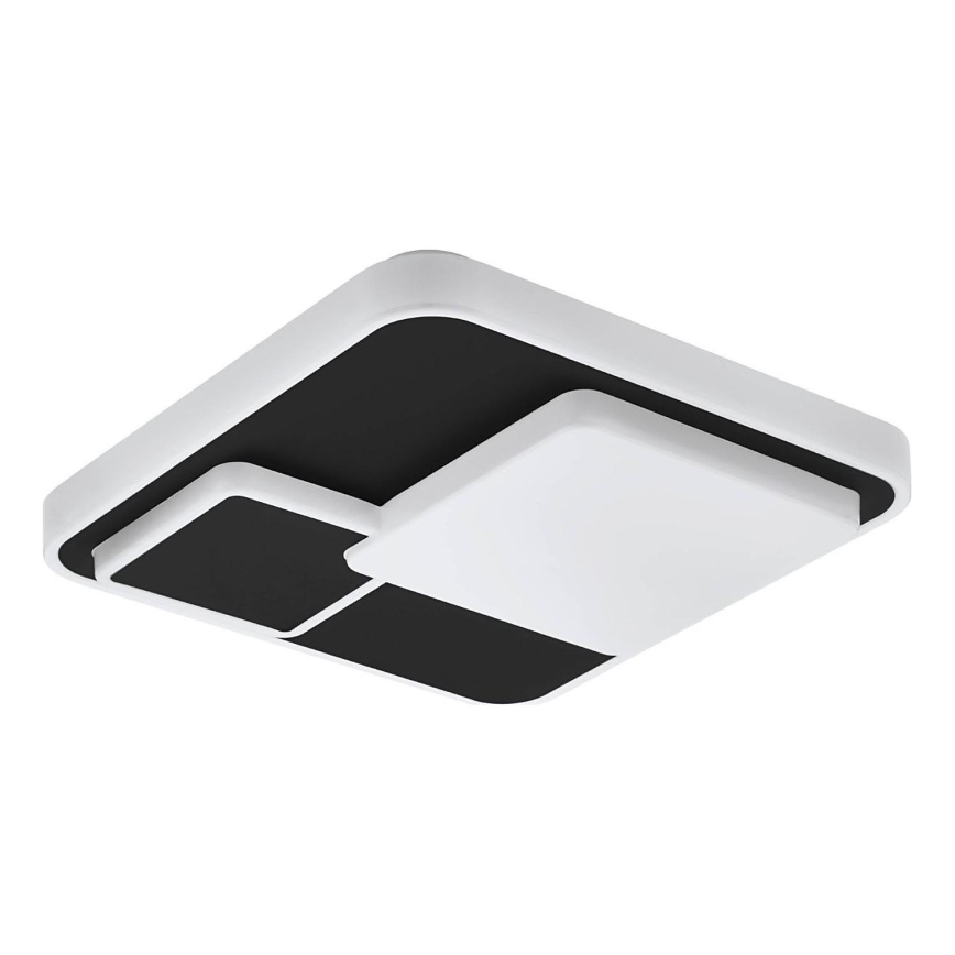 Eglo 75667 - LED Stropné svietidlo LEPRESO LED/19,5W/230V 38,5x38,5 cm čierna
