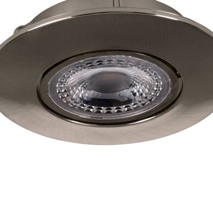 Eglo 75765 - SADA 3x LED Podhľadové svietidlo ZUJAR LED/3,4W/230V matný chróm