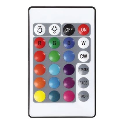 Eglo - LED RGB stmievateľné vonkajšie nabíjateľné svietidlo LED/2600 mAh IP44 biela + diaľkové ovládanie