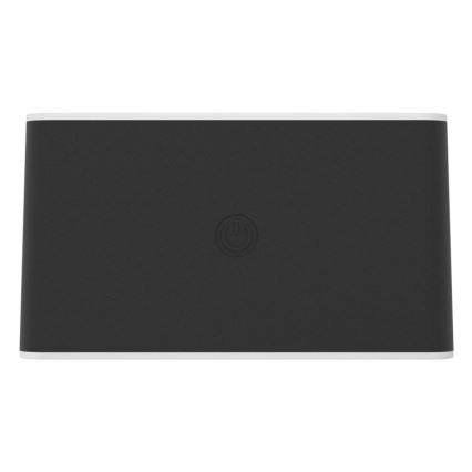 Eglo - LED Stmievateľné nabíjateľné dotykové vonkajšie nástenné svietidlo LED/5W/5V 2000 mAh 3000/4000/6500K IP44 čierne