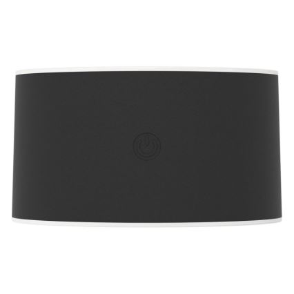 Eglo - LED stmievateľné nabíjateľné dotykové vonkajšie nástenné svietidlo LED/5W/5V 2000 mAh 3000/4000/6500K IP44 čierna