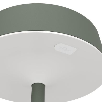 Eglo - LED stmievateľná solárna nabíjateľná dotyková stolová lampa LED/3W/5V 3000-6000K 1800 mAh IP44 zelená
