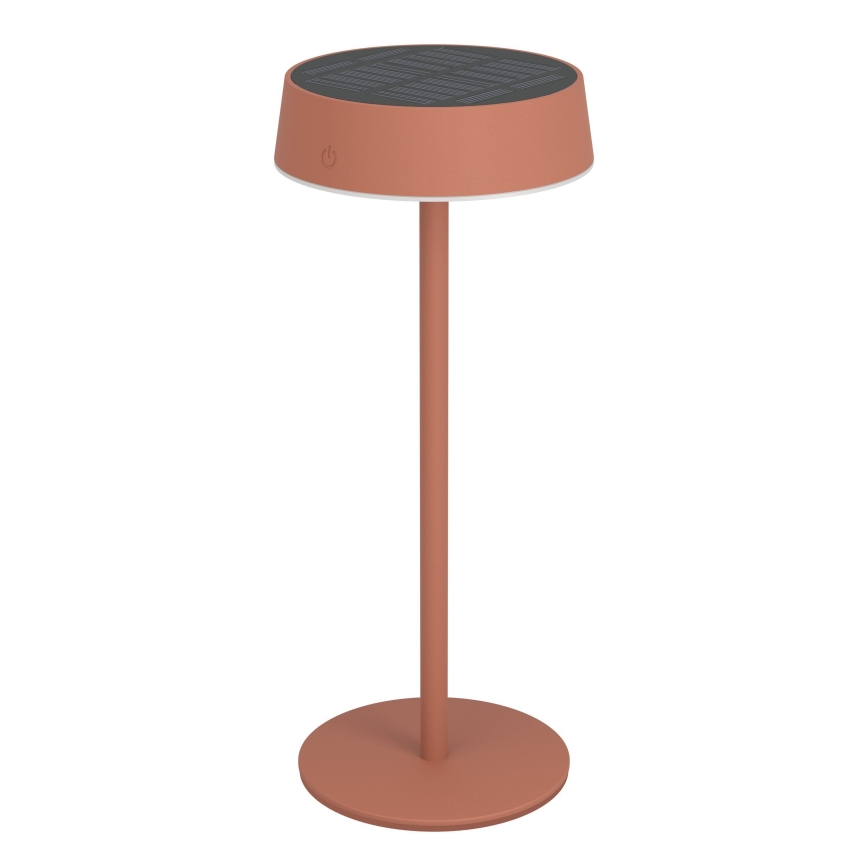 Eglo - stmievateľná solárna LED stolná lampa s dotykovým ovládaním, LED/3W/5V, 3000-6000K, 1800 mAh, IP44, oranžová
