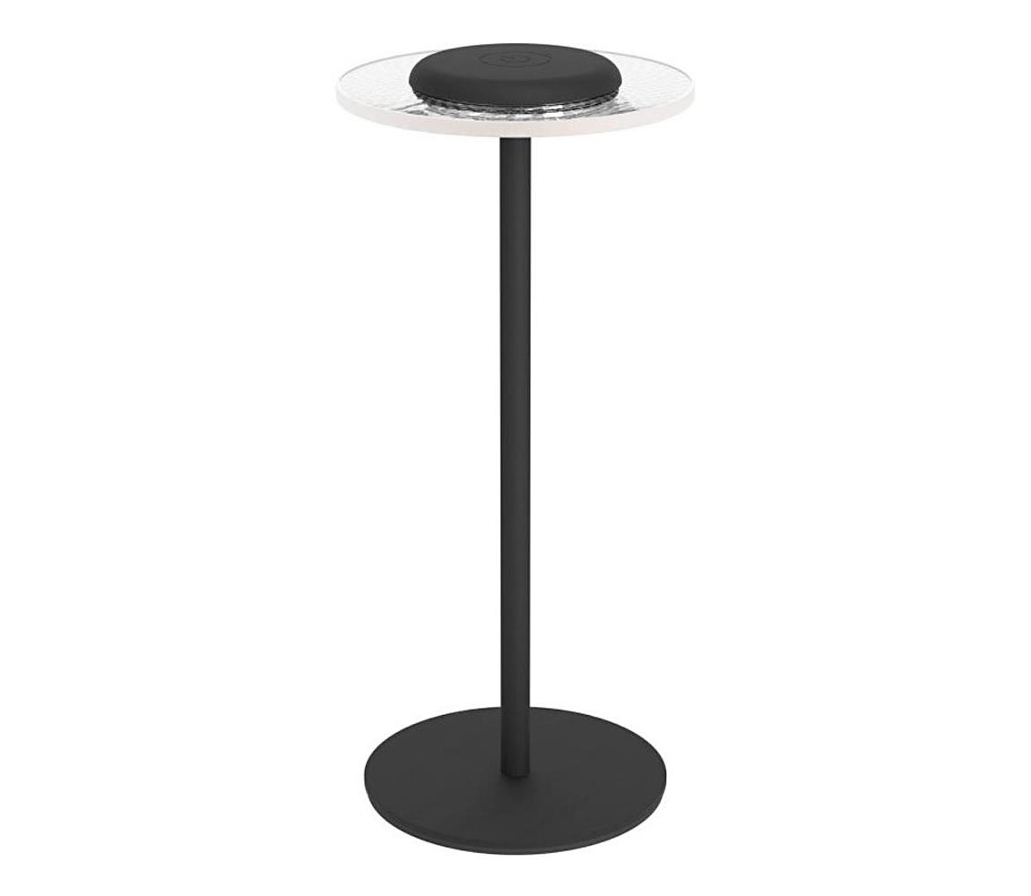 Eglo 75883 - LED RGBW stmievateľná nabíjateľná dotyková stolná lampa TREPELLA LED/5V 2000 mAh čierna 75883