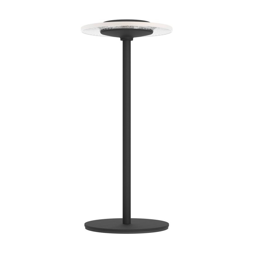 Eglo - stmievateľná dobíjateľná dotyková stolová LED lampa RGBW LED/5V 2000 mAh čierna