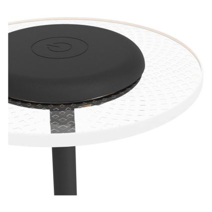 Eglo - stmievateľná dobíjateľná dotyková stolová LED lampa RGBW LED/5V 2000 mAh čierna