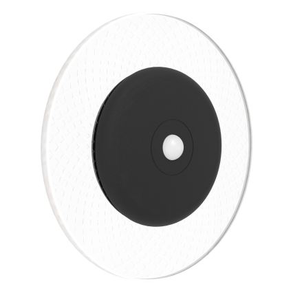 Eglo - LED RGBW stmievateľné nabíjateľné nástenné svietidlo so senzorom pohybu a súmraku LED/5V 2000 mAh čierna + diaľkové ovládanie