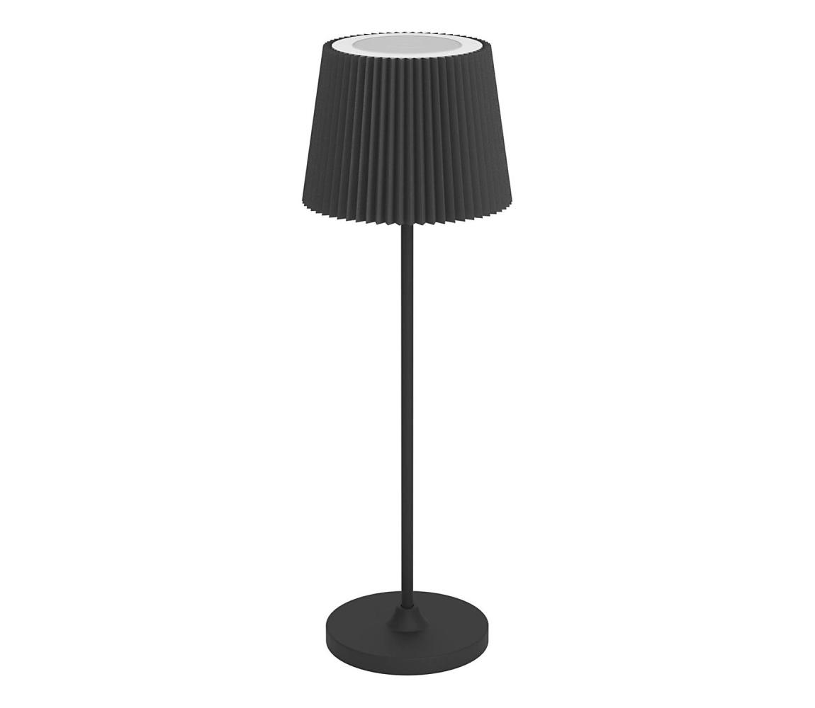 Eglo 75935 - Stmievateľná nabíjacia stolná lampa LEONERO LED/3,8W/5V 2000 mAh čierna 75935