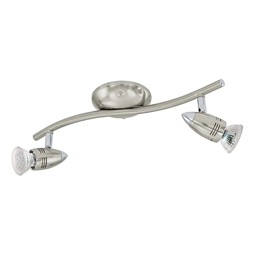 Eglo 78023 - LED Bodové svietidlo MAGNUM 2xGU10/3W/230V 3000K matný chróm