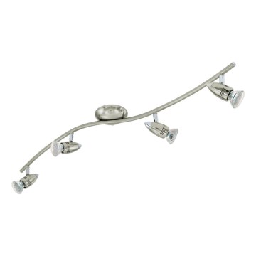 Eglo 78025 - LED Bodové svietidlo MAGNUM 4xGU10/3W/230V 3000K matný chróm