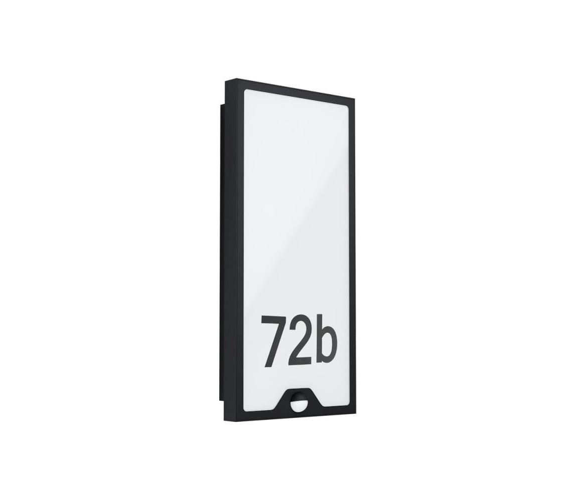 Eglo 780421 - LED domové číslo so senzorom CASAZZA LED/16W/230V IP44 780421