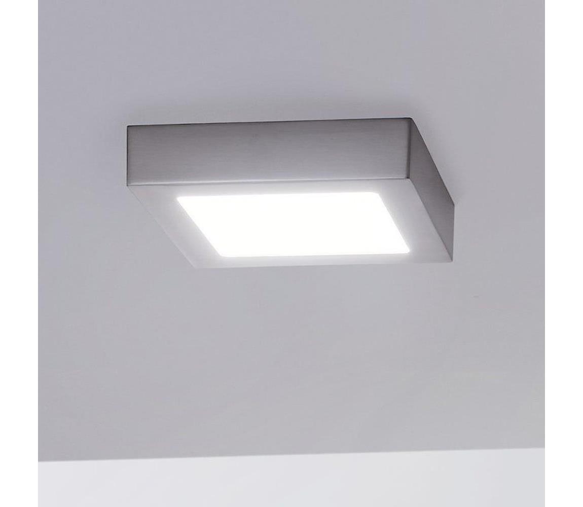 Eglo 78215 - LED stropné svietidlo FUEVA LED/10,9W/230V 17x17 cm matný chróm 78215