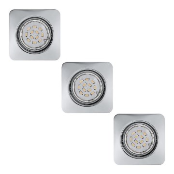 Eglo 78228 - SADA 3xLED Podhľadové svietidlo PENETO 1xGU10/5W/230V