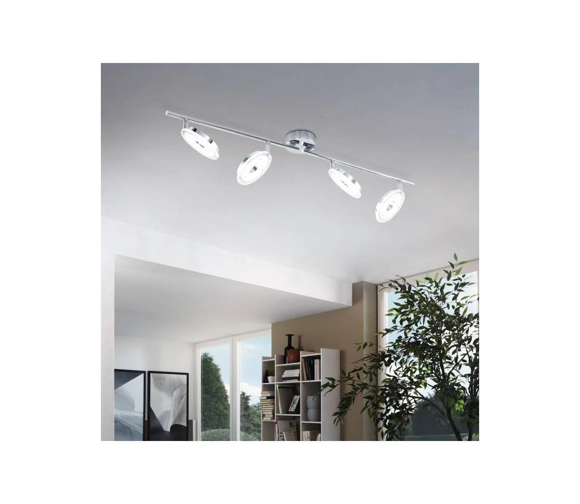 Eglo 78684 - LED bodové svietidlo DORNES 4xLED/4,5W/230V lesklý chróm 78684